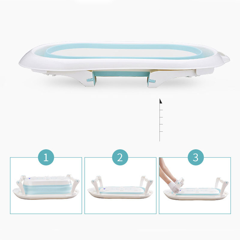 Newborn Baby Bath Tub Foldable Container